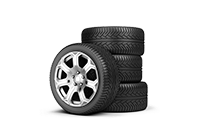 Tyres on the rims